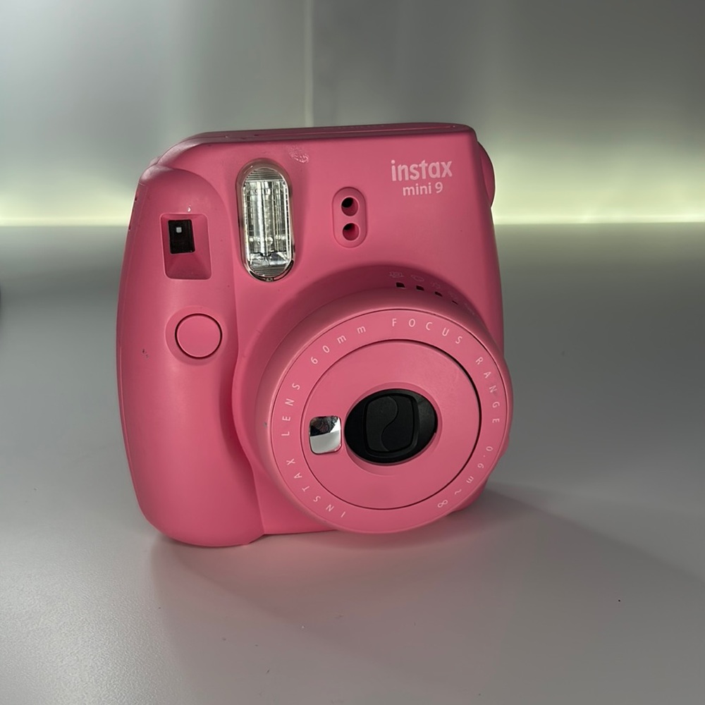 hot pink instax mini 9 Polaroid